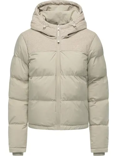 Ragwear Damen Winterjacke Steppjacke wasserdicht mit Kapuze Amazze Bone25 Gr. XS - Stylische, wasserabweisende Winter-Steppjacke für Damen mit funktionalen Details. Ideal für kalte Tage, kombiniert Komfort und modischen Chic für Freizeit und Alltag.