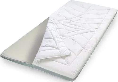 Stendebach Topper Softtop Luxus TENCELTM Viscoschaum 8 cm - Matratzenauflagen für optimalen Schlafkomfort, ideal für drucksensitive Menschen mit abnehmbarem, atmungsaktivem Bezug für Klimaregulierung und Allergiker geeignet.
