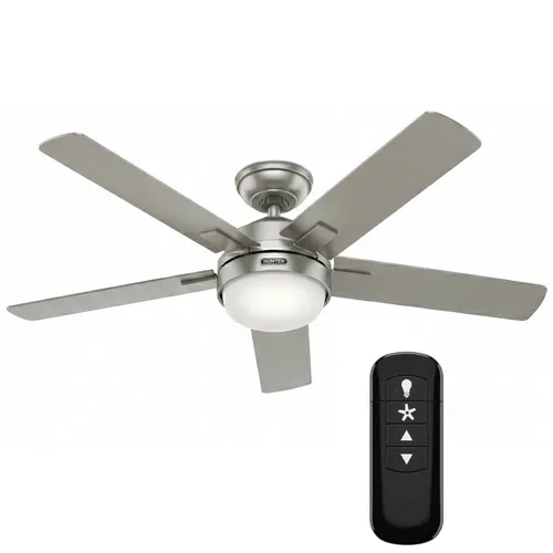 Hunter Fans Deckenventilator Zeal Silber mit Licht & Fernbedienung