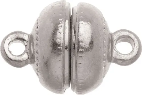 Glorex Magnetverschluss 12 mm 1 Stück, silberfarben  Verschlüsse
