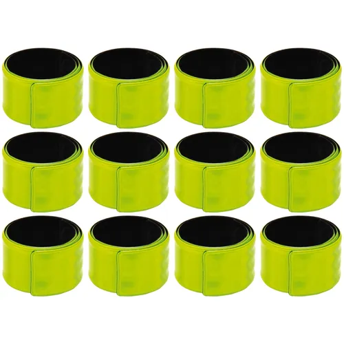 EDUPLAY 800479 Reflektorbänder, gelb (12er Pack)