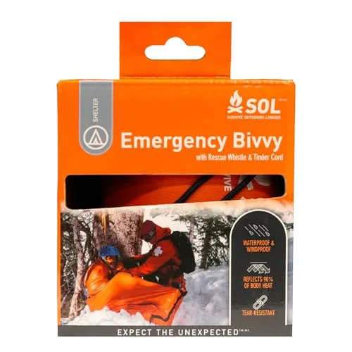 Survive Outdoor Longer Emergency Bivvy Bag Erwachsene Unisex, Orange, Standard