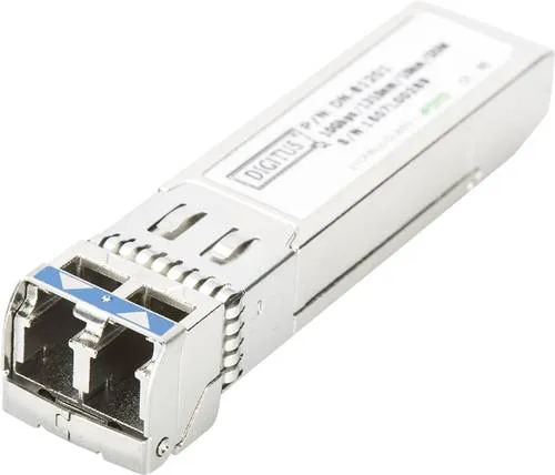 Digitus DN-81201 SFP-Transceiver-Modul 10 GBit/s - NETZWERK ZUBEHÖR & KABEL – Hohe Qualität und Zuverlässigkeit für flexible Glasfaseranwendungen, kompatibel mit Drittherstellern dank MSA-Standard.