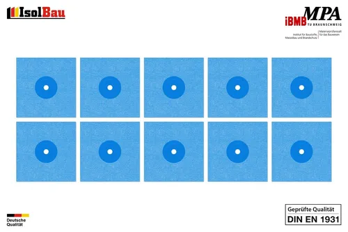Wandmanschette Isolbau 10 Stk. Dichtmanschette Dichtband Dichtbahn Bad Innenecke
