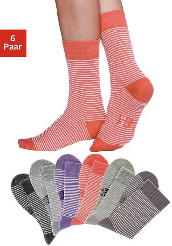 H.I.S Socken (Packung, 6-Paar) mit druckfreiem Bündchen von HIS