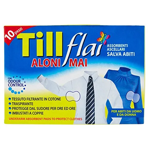 Till Flai Achselabsorbierend, 10 Stück