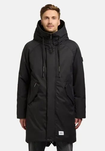 khujo Herren Winterjacke mit großer Kapuze - Funktionsjacke in Anth-YM Space Grey, wetterfest und mit verstellbarer Kapuze für optimalen Schutz an kalten Tagen. Ideal für Streetwear-Looks und Alltag.