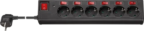 GB 72567 - Steckdosenleiste, 6-fach, Typ F - CEE 7/3, einzeln schaltbar