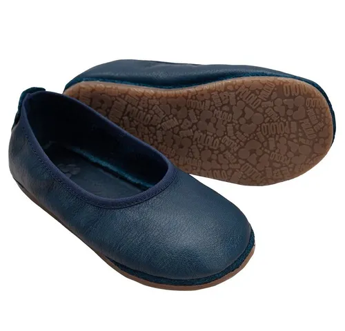 POLOLO Kinderschuhe, Barfuß Ballerina Naturleder
