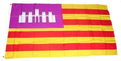 Fahne / Flagge Spanien - Balearen NEU 90 x 150 cm