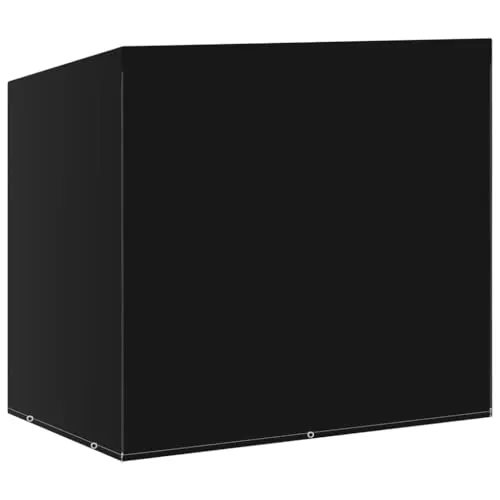 vidaXL Hollywoodschaukel-Abdeckung 135x105x175 cm - Schutzhülle für Gartenmöbel, wasserfest und UV-beständig mit 6 Ösen und 2 Reißverschlüssen für sicheren Halt und einfachen Zugang.