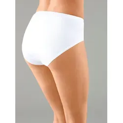 Hüftslip SCHIESSER, Damen, Gr. 40, 2 Stk., weiß, 100% Baumwolle, Unterhosen