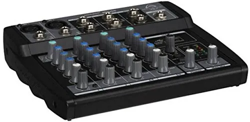 WHARFEDALE PRO CONNECT 802 USB 6-Kanal Professional Mischpult für Karaoke, Studio, Live, ECC..