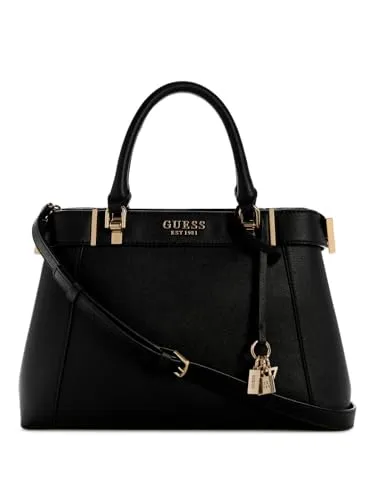 GUESS Anadela Satchel Bag Black in schwarz von GUESS