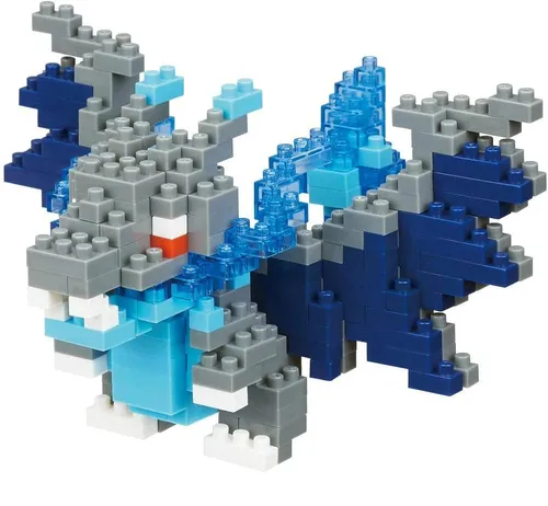 Nanoblock Official Pokemon License Mega Lizardon X Japanese Import (US IMPORT)