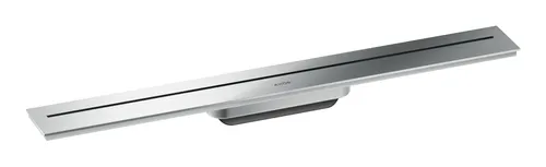 AXOR Drain Fertigset Duschrinne 700 zur Wandmontage - Sanitärinstallation, elegante Chrom-Oberfläche für ein modernes Badezimmerdesign und einfache Wandmontage.