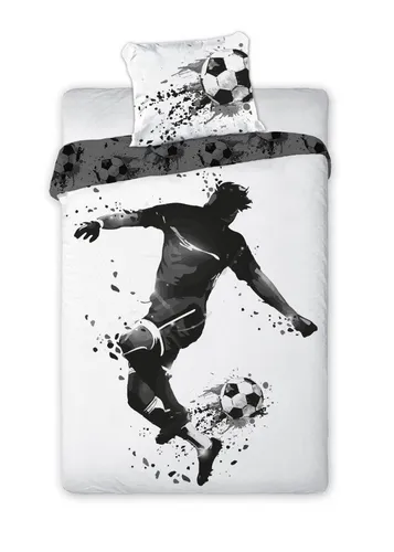 Bettwäsche Fussball Kicker Garnitur von TextilDepot24 GmbH