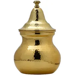 Marokkanische Deko Zuckerdose Tischdeko Dose Bonboniere Andalus Gold