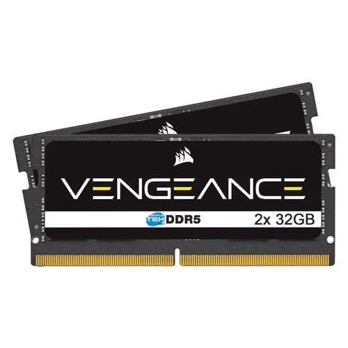 Corsair Vengeance 32GB (2 x 32GB, 4800 MHz, DDR5-RAM, SO-DIMM) - Hochleistungs-Arbeitsspeicher für Gaming und kreative Anwendungen