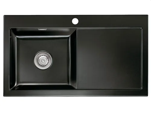 Systemceram Mera 90 Nero Keramikspüle von systemceram