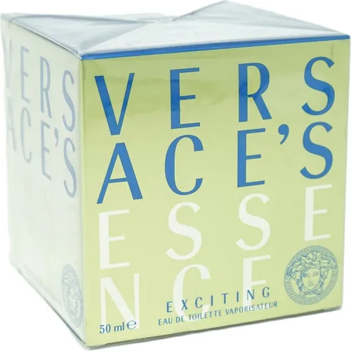 Versace Exciting Essence Eau de Toilette 50ml - Eau de Toilette für Damen, blumig-holziger Duft mit erfrischender Kopfnote aus Bergamot und Orange, ideal für besondere Anlässe oder den täglichen Gebrauch.