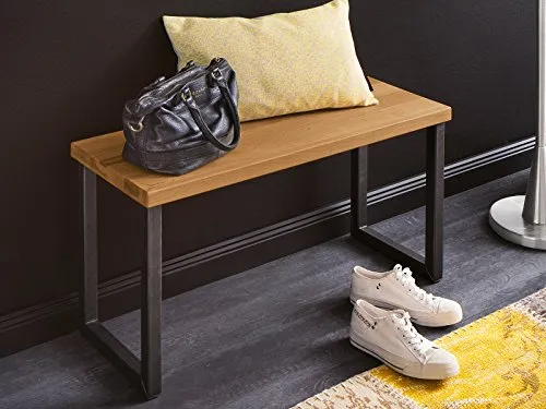 Sitzbank Chilon – Massivholz Garderobenbank