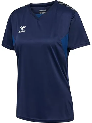 hummel Handballtrikot hmlAUTHENTIC PL JERSEY S/S WOMAN - Stylisches Handballtrikot aus 100 % recyceltem Polyester mit innovativem Feuchtigkeitsmanagement für optimalen Tragekomfort. Ideal für Training und Wettkampf.