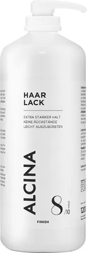 ALCINA Professional Haar-Lack 1200 ml – Aerosolfrei für perfekten Halt - Der ALCINA Professional Haar-Lack bietet exzellenten Halt und außergewöhnliche Stylings in einer praktischen Pump-Flasche. Schnell trocknend und leicht auszubürsten, ideal für das perfekte Finish.