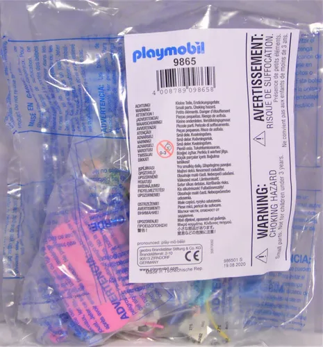 PLAYMOBIL 9865 Kindergeburtstag Spielzeug Luftballons Fahrrad Cake Folie NEU #10