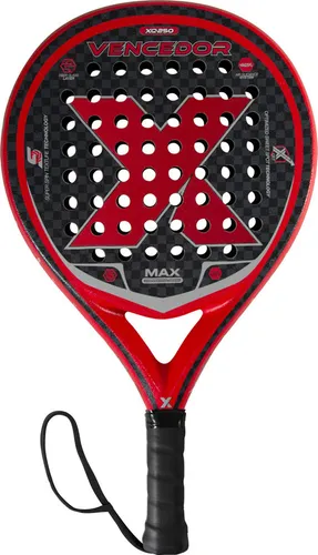 Xxxl Padel Schläger Rot Schwarz, 37x26x3.5 cm