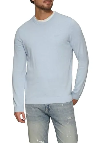 Pullover Crew Neck für Herren - Stylisher Crew Neck Pullover mit Rippblende, ideal für lässige Outfits. Bequeme Passform und hochwertiges Logo-Detail.