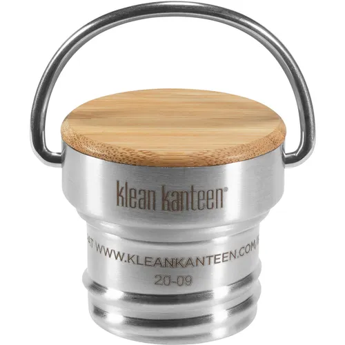 Klean Kanteen Bamboo Cap (Größe ONE SIZE, silber) von Klean Kanteen