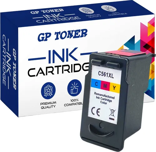 GP TONER Wiederaufbereitet Druckerpatronen XL PG-560XL CL-561XL für Canon Pixma - Tintenpatronen für Tintenstrahldrucker, hochwertige PREMIUM-Qualität mit bis zu 485 Seiten pro Patrone für kostengünstiges Drucken.