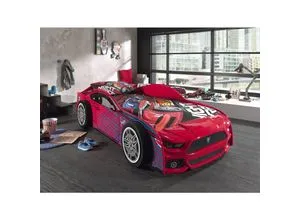 Power Autobett 90x200 cm in rot von Vipack