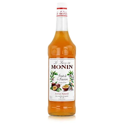 Monin Sirup Maracuja (1 x 1,0l) - Tropische Verführung für Cocktails Limonaden Desserts in Bar oder Küche