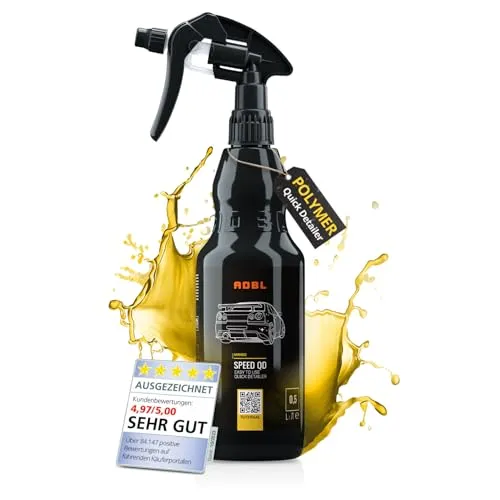 ADBL Speed QD (500ml) Premium Quick Detailer - Versiegelung mit Abperleffekt - Glanz und Glätte - Auto Detailer, Polymer Lackversiegelung, PPF Schutz Spray, Folien Schnellversiegelung, Carwrapping