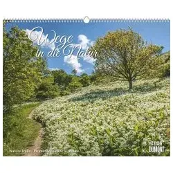 Wege in die Natur 2026 - Wandkalender - Hobby & Freizeit: Stimmungsvoller Kalender im Querformat 52 x 42,5 cm mit Mondphasen und internationalen Feiertagen, ideal für Naturliebhaber und als Geschenk.