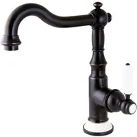 PaulGurkes Waschtischarmatur PGLUNA56-QP - Hochwertige Waschtisch- und Küchenarmatur aus massivem Messing mit 360°-drehbarem Auslauf. Ideal für Gastherme und Durchlauferhitzer, inklusive Montagematerial.