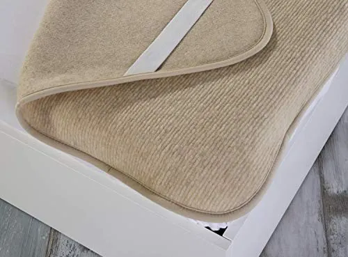 Matratzenauflage aus 100% Merinowolle 140x200cm - Hochwertige Matratzenauflage aus 100% Merinowolle, Öko-Tex 100, mit hervorragender Atmungsaktivität für ganzjährigen Schlafkomfort und nachhaltige Nutzung.