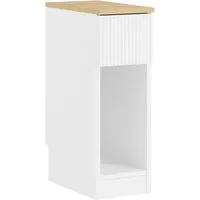 SoBuy Nachttisch Schmal Beistelltisch FBT111-W in weiß von SoBuy