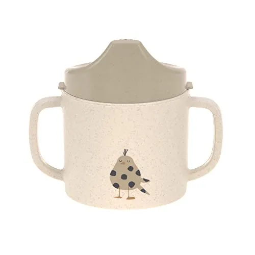 LÄSSIG Kinder Trinklernbecher mit Henkel und abnehmbarem Deckel 150 ml/Sippy Cup Little Mateys royal blue