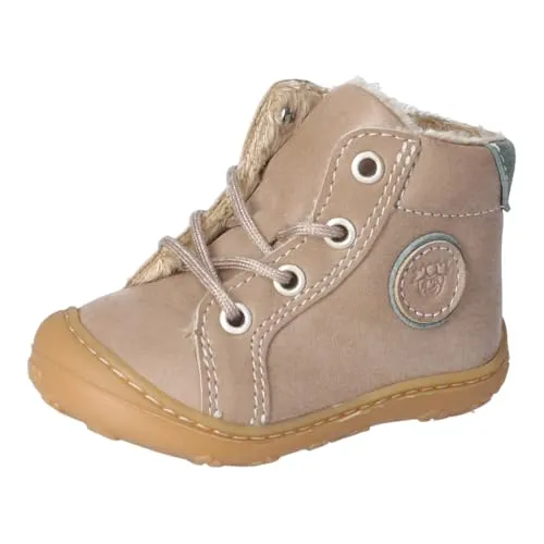 Ricosta GEORGIE Tundra/Grün - Echt Leder Kinderschuhe für Kinder - Halbschuhe aus hochwertigem terracare® Leder mit warmem Futter. Ideal für aktive Kinder, bieten sie optimalen Halt und Komfort beim Laufen lernen.
