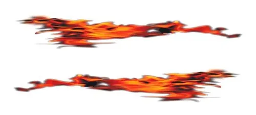 Hermann Schütz Aufkleber Graffity-Universal-Dekor Flammen 2er-Set  Aufkleber