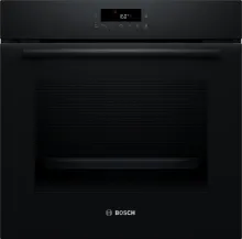 Bosch HBA571BB4 Elektro Ofen 60CM - Multifunktionaler Backofen mit 71L Volumen und pyrolytischer Selbstreinigung, ideal für moderne Küchen und einfache Reinigung.