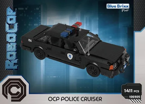 Blue Brixx Robocop Pro OCP Police Cruiser 1.411 Klemmbausteine NEU OVP