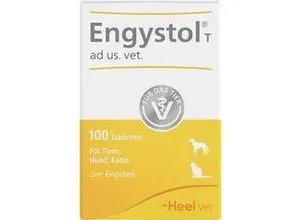 Engystol T ad us.vet. Tabletten 100 St - Tiermedikament - Engystol T ad us.vet. Tabletten 100 St für die tierische Pflege, ideal zur Unterstützung des Wohlbefindens Ihrer Tiere. Jetzt günstig bestellen!