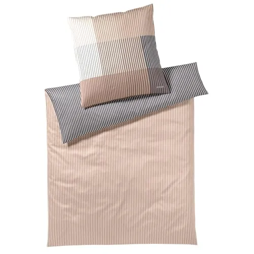 Joop! Bettwäsche Divided 4113-8 Caramel 135x200cm in braun von JOOP!