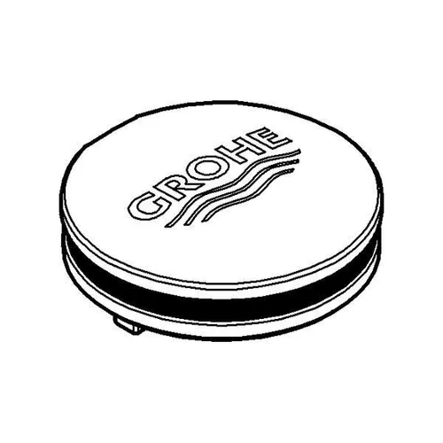 GROHE Abdeckkappe 46672, moon white von GROHE