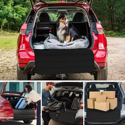 LeapBeast Kofferraumschutz Hund, 106x64cm Auto Ladekantenschutz für Hund, Haustier Stoßstangenschutz, Wasserfest, Kratzfest & Reißfest, Kofferraum Schutzmatte für Auto-Transport von Hunden/Gepäck