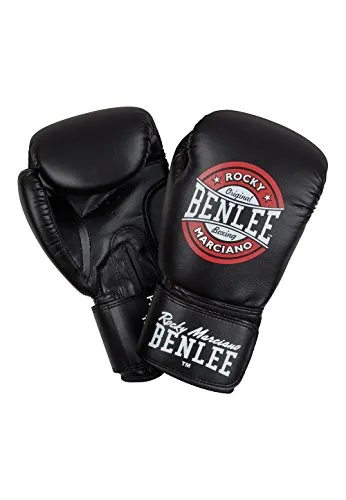 BENLEE Rocky Marciano Boxhandschuhe 14 oz, Black/Red/White - Hochwertige Boxhandschuhe für Männer und Frauen, bieten zusätzlichen Komfort und Langlebigkeit für intensives Training.